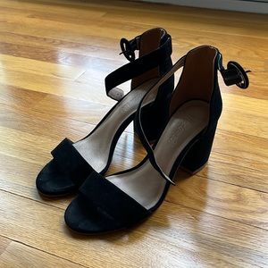 Madewell Claudia sandal in black suede